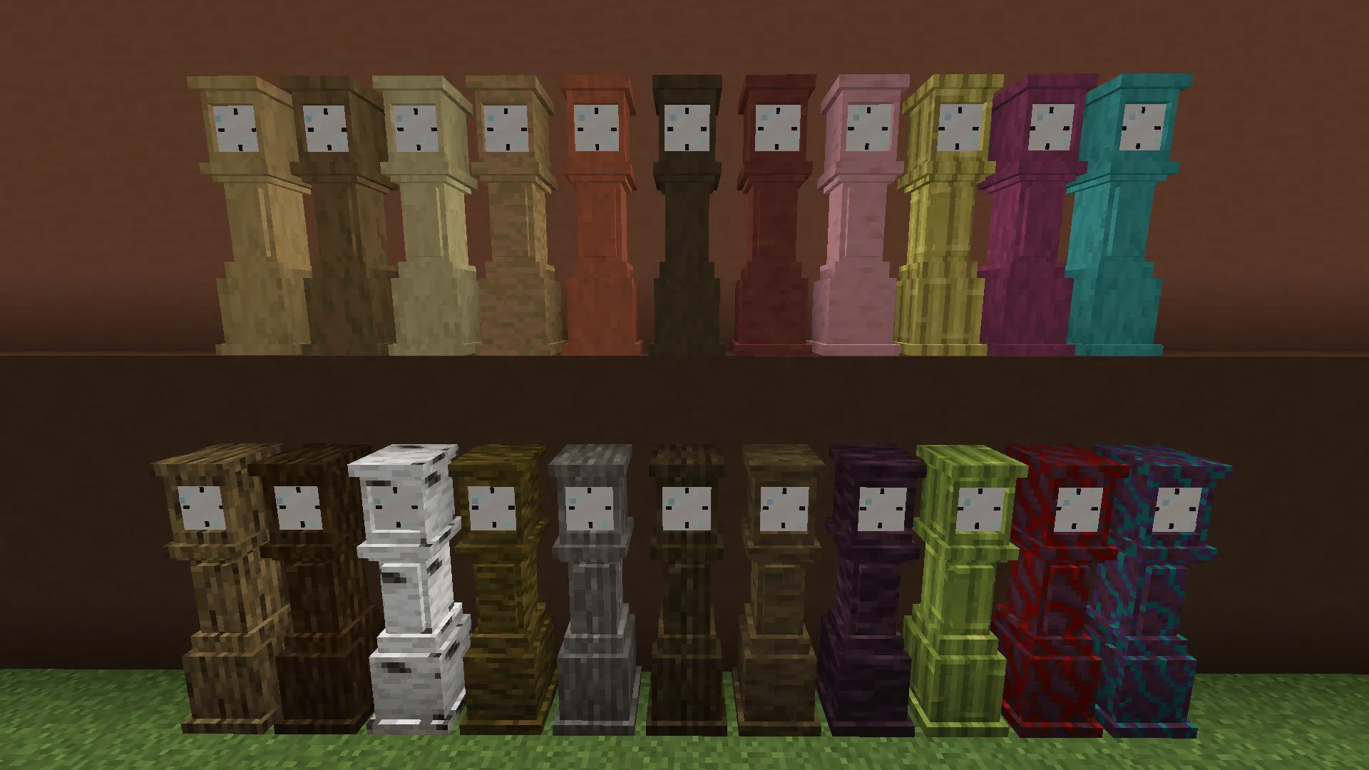 Colourful Clocks, Моды, Minecraft