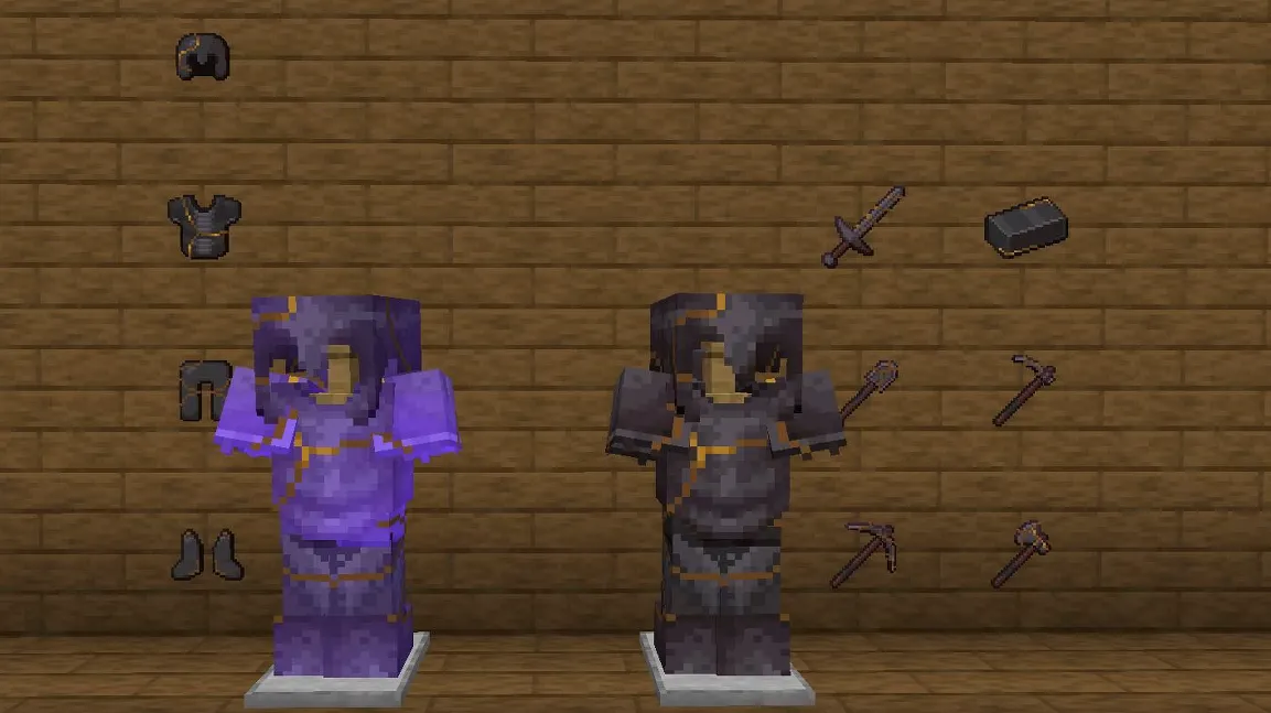 (Faithful) 7's Guilded Netherite — скриншот 1 (Текстуры, Minecraft)
