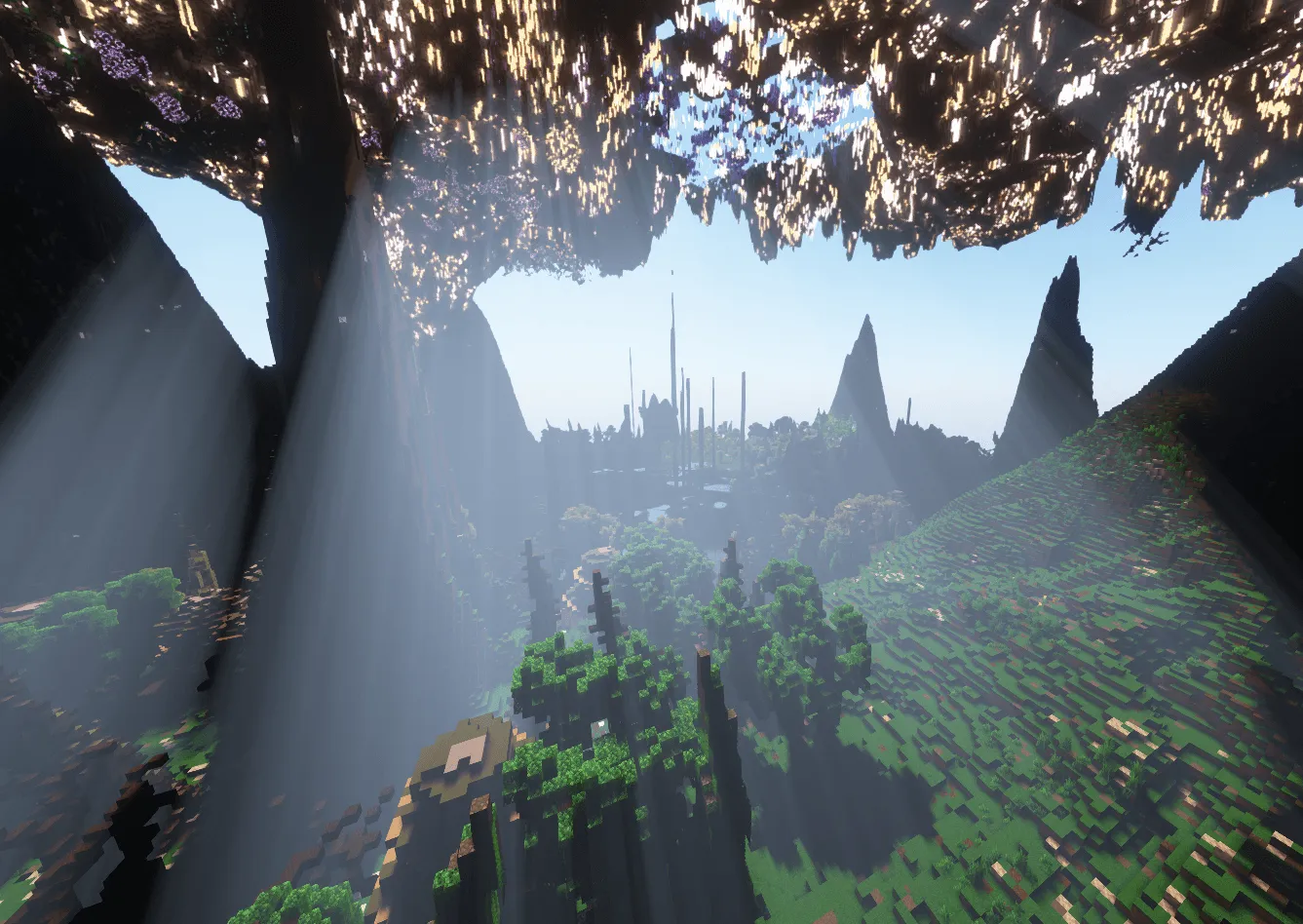 Tater Lands - The Mystical Caverns 3072x3072 Survival, Карты, Minecraft