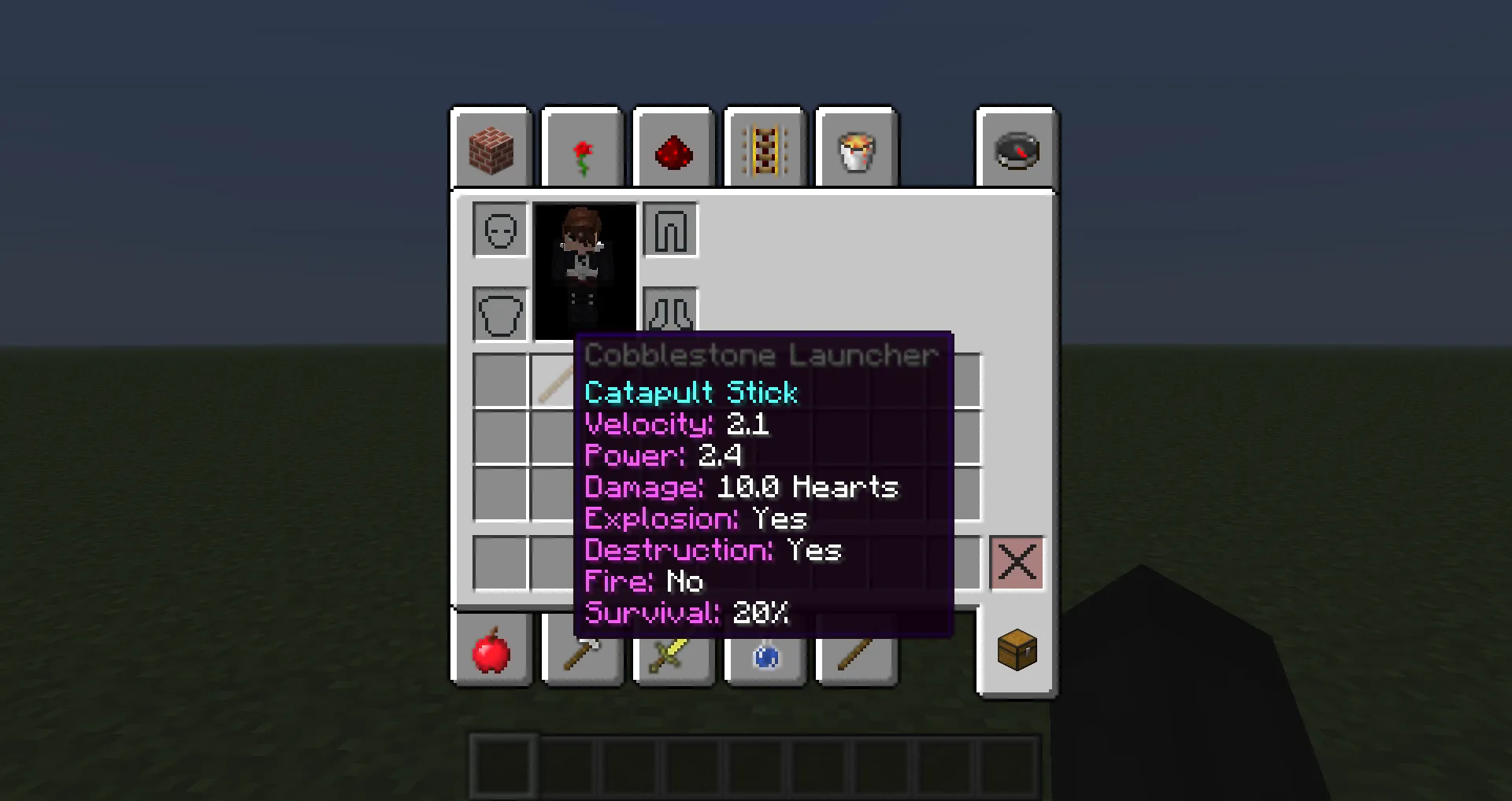Catapult Stick, Плагины, Minecraft