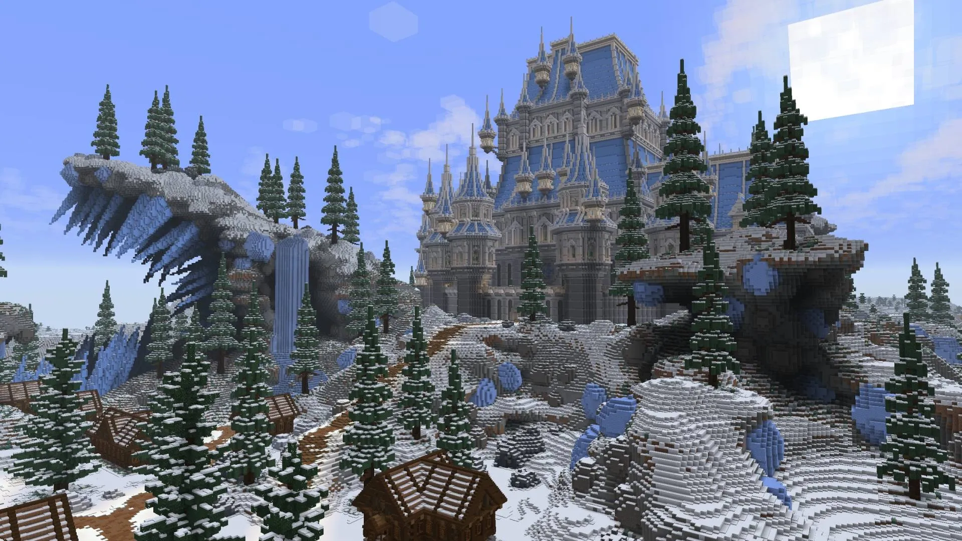 Ice Castle - Survival Spawn, Карты, Minecraft