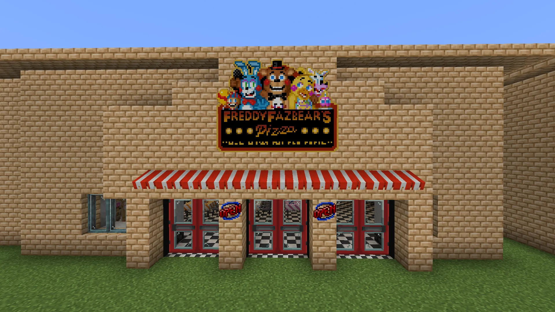 PenguinMinerGman's Custom FNAF 2 Pizzeria — скриншот 11 (Карты, Minecraft)