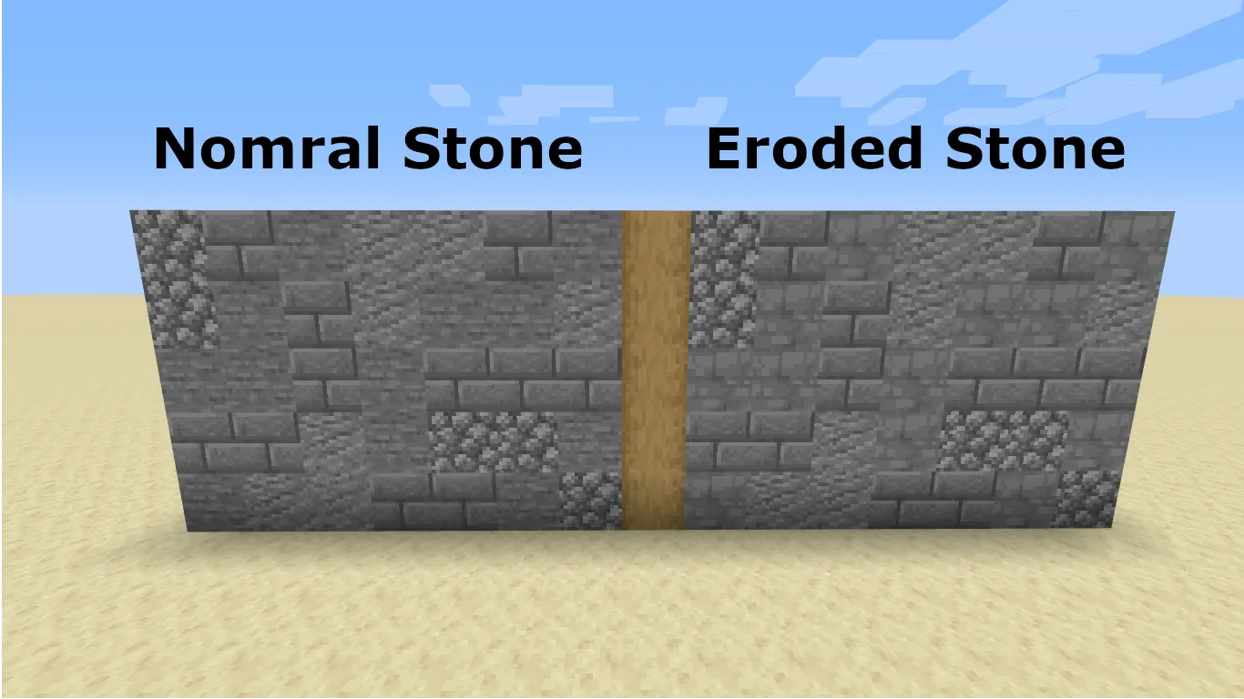 Eroded Stone, Моды, Minecraft