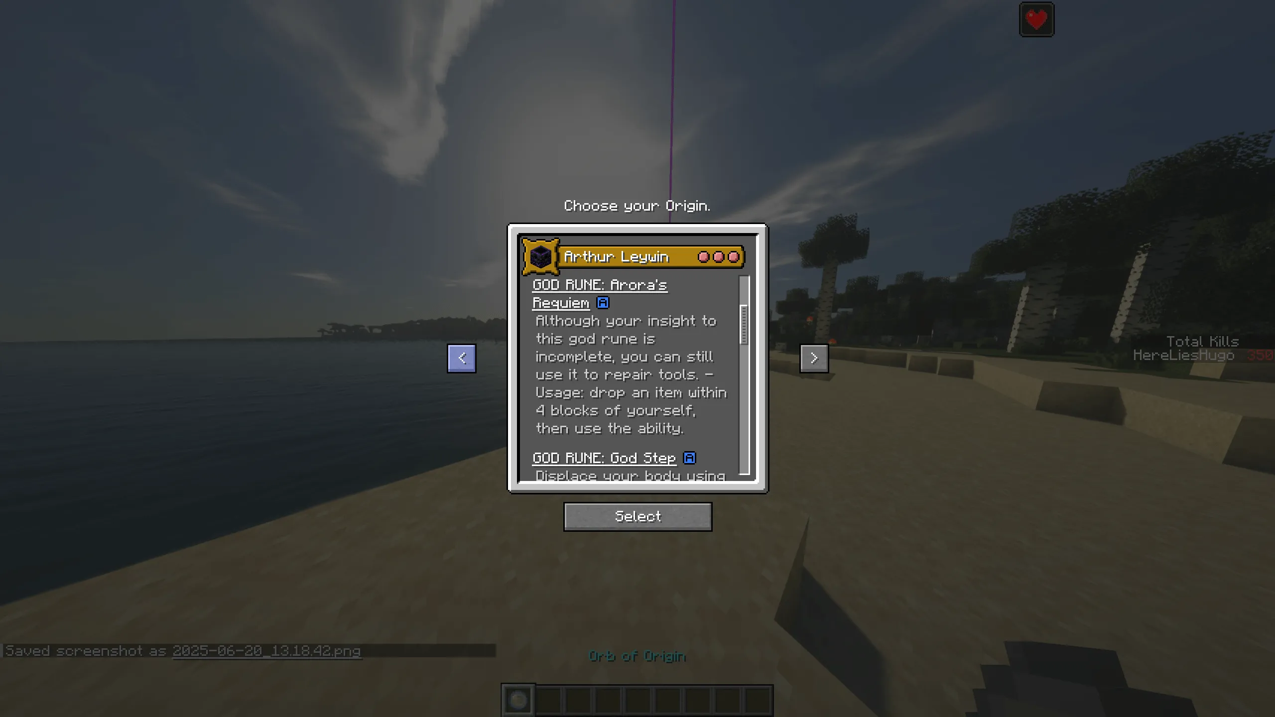 Arthur Leywin TBATE (Post-Aether) - Origins, Дата-паки, Minecraft