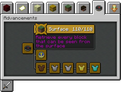 Advancement Extreme — скриншот 1 (Моды, Minecraft)