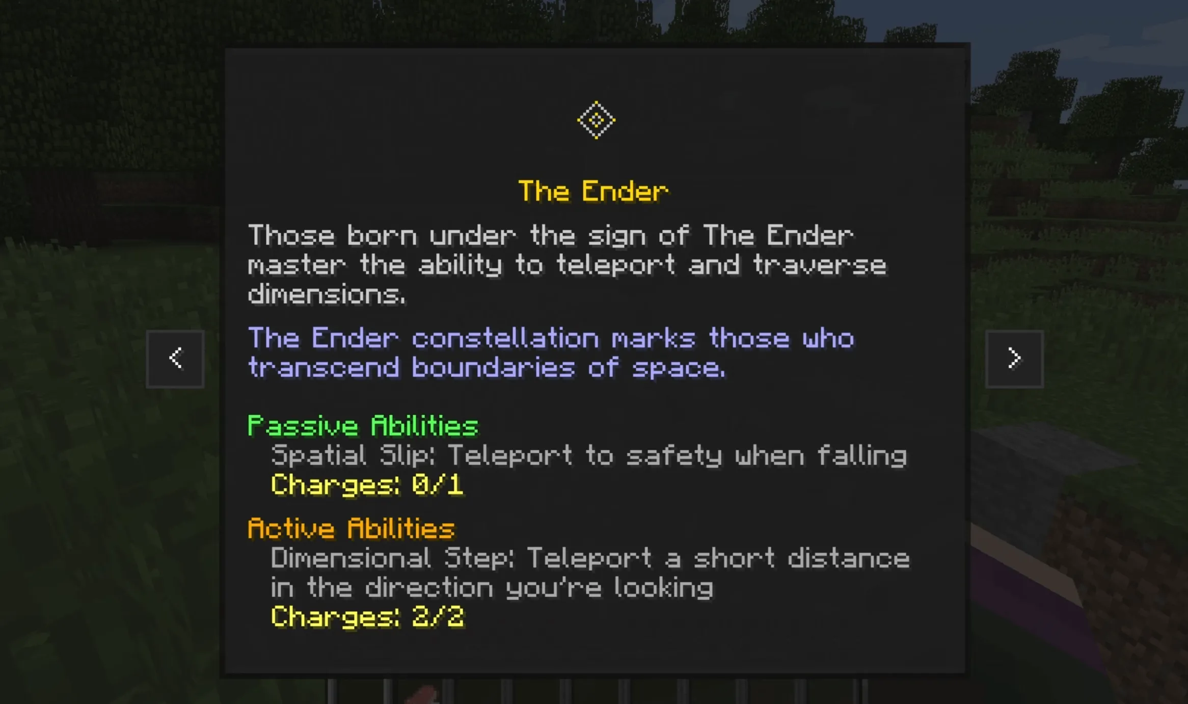 Menhir, Моды, Minecraft