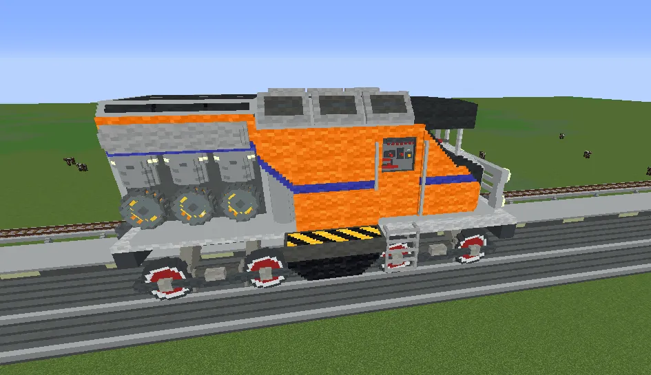 Space Pioneers 3-Meter Gauge - Immersive Railroading — скриншот 3 (Текстуры, Minecraft)