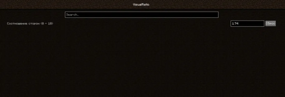 VisualRatio, Моды, Minecraft