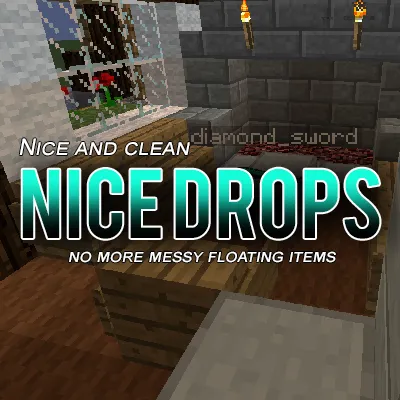 Nice Drops — скриншот 3 (Плагины, Minecraft)