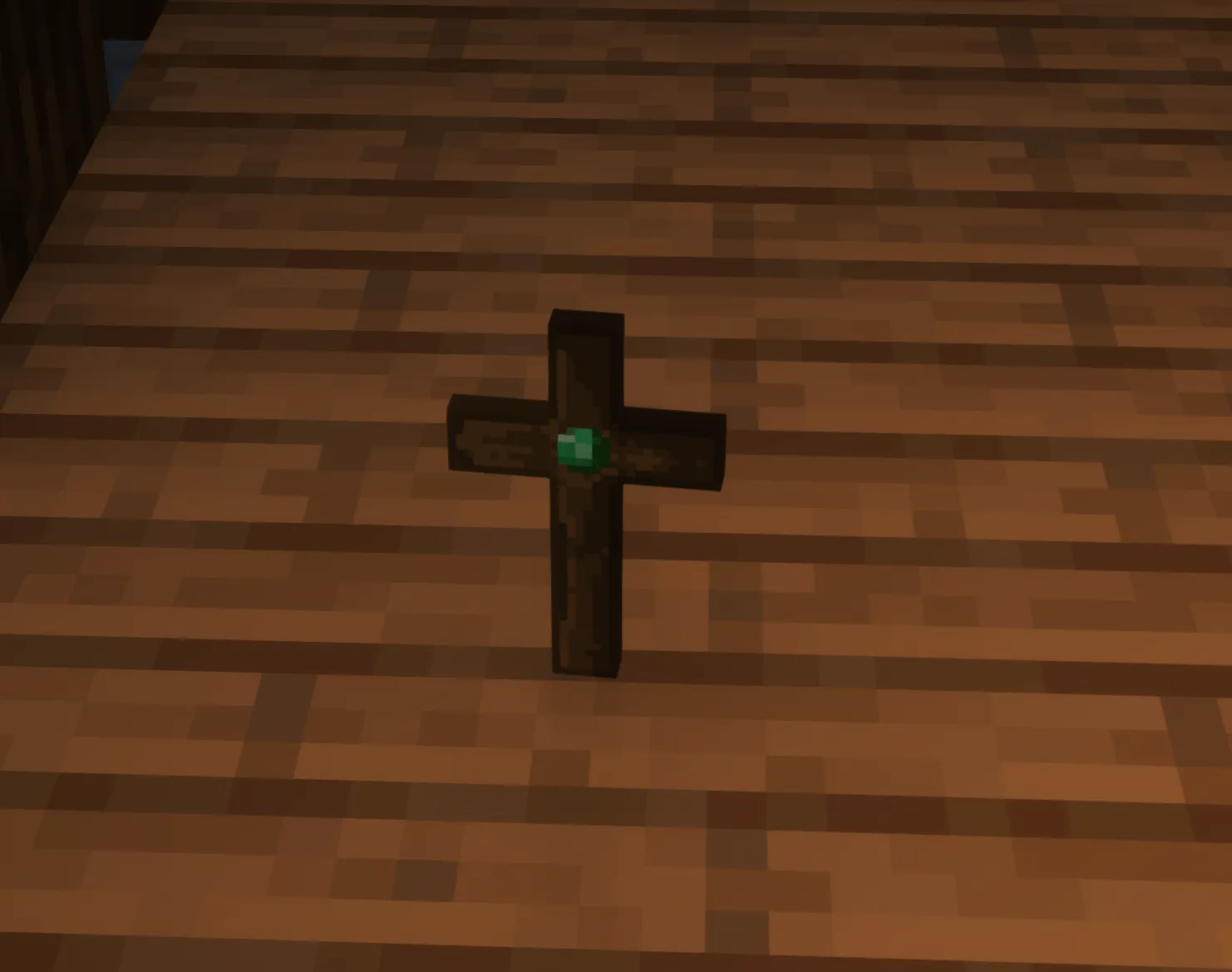 Emerald Cross Totem — скриншот 1 (Текстуры, Minecraft)
