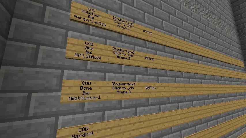 Bow Warfare - Reloaded — скриншот 1 (Плагины, Minecraft)