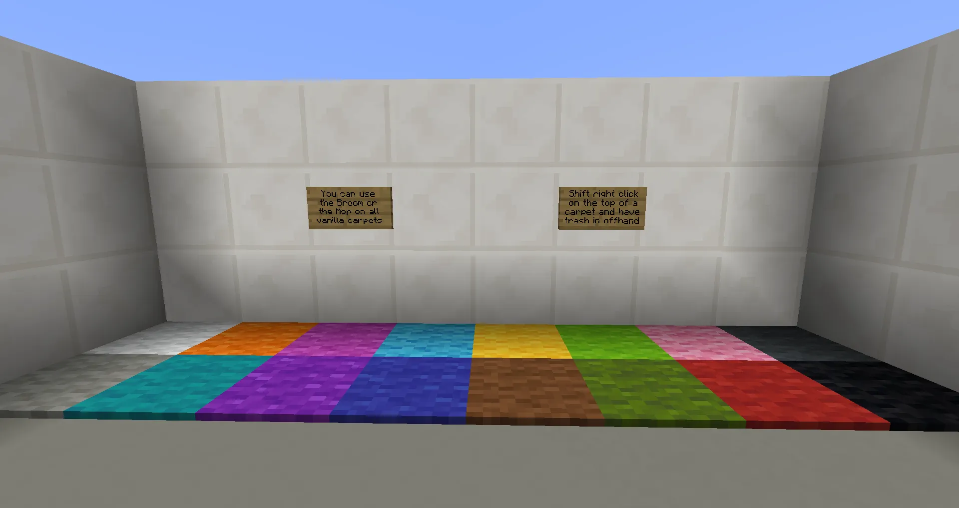 Cleaning Mod, Моды, Minecraft