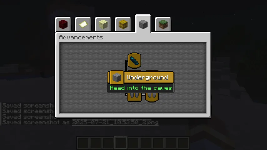 Too Many Advancements (TMA) — скриншот 3 (Моды, Minecraft)
