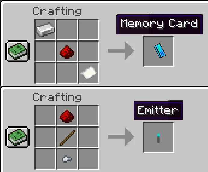 Remote Control Card, Моды, Minecraft