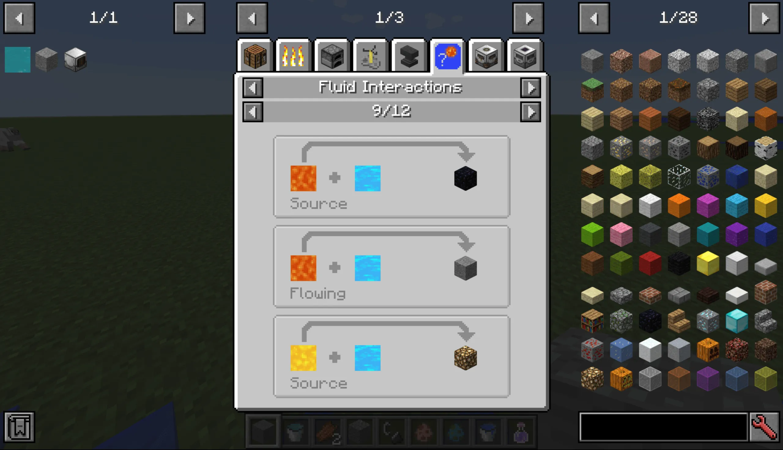 Fluid Interaction Tweaker, Моды, Minecraft