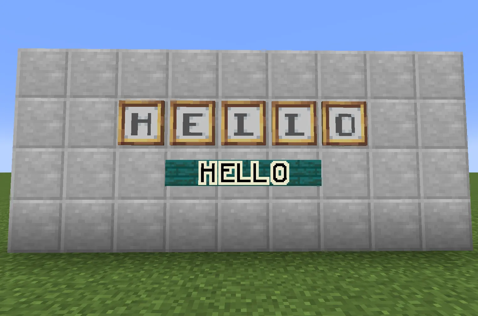 Big Signs, Моды, Minecraft