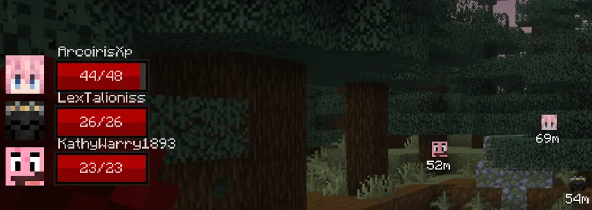 Epic RPG: Party Hud — скриншот 1 (Моды, Minecraft)