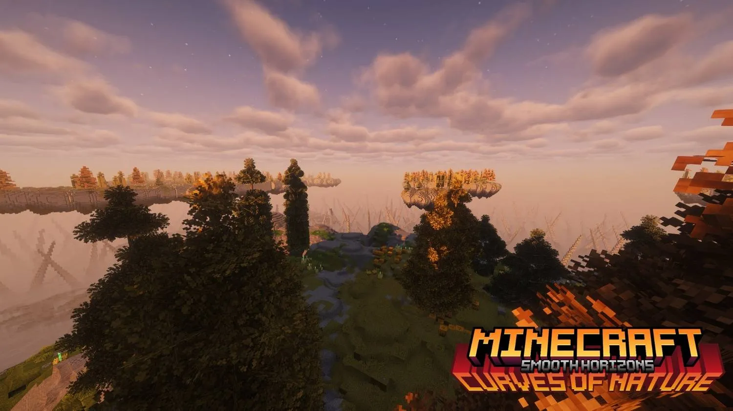 Smooth Horizons - Curves of Nature — скриншот 4 (Модпаки, Minecraft)