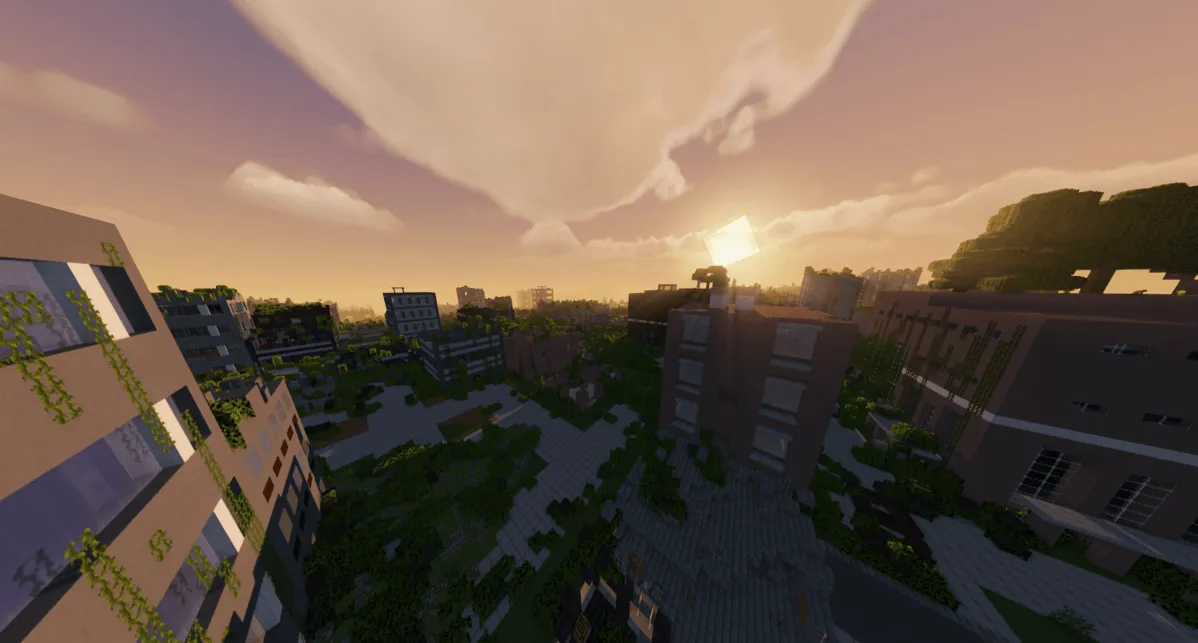 HORROR - The Lost Cities - Zombie Apocalypse — скриншот 2 (Модпаки, Minecraft)