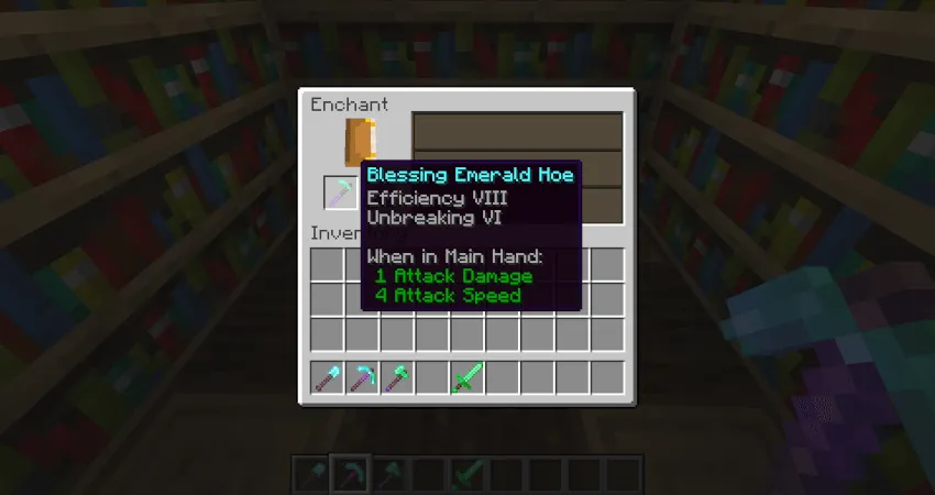 Blessing Emerald Tools, Моды, Minecraft
