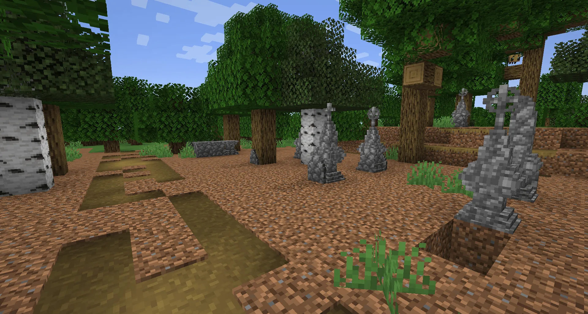 Graveyards & Ghosts (Graveyard Respawn Points), Моды, Minecraft