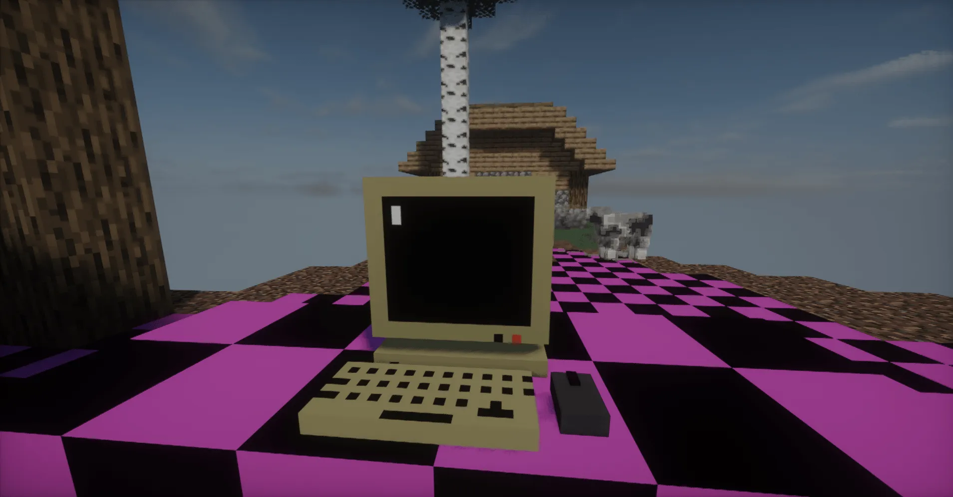 Horrorria   '   The horror modpack  in style of from fog  and scariest entity her a man night error terror  corrupted halloween, Модпаки, Minecraft