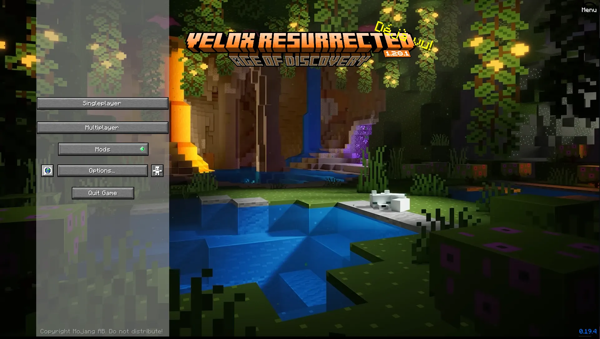 Velox Menu Assets — скриншот 3 (Текстуры, Minecraft)
