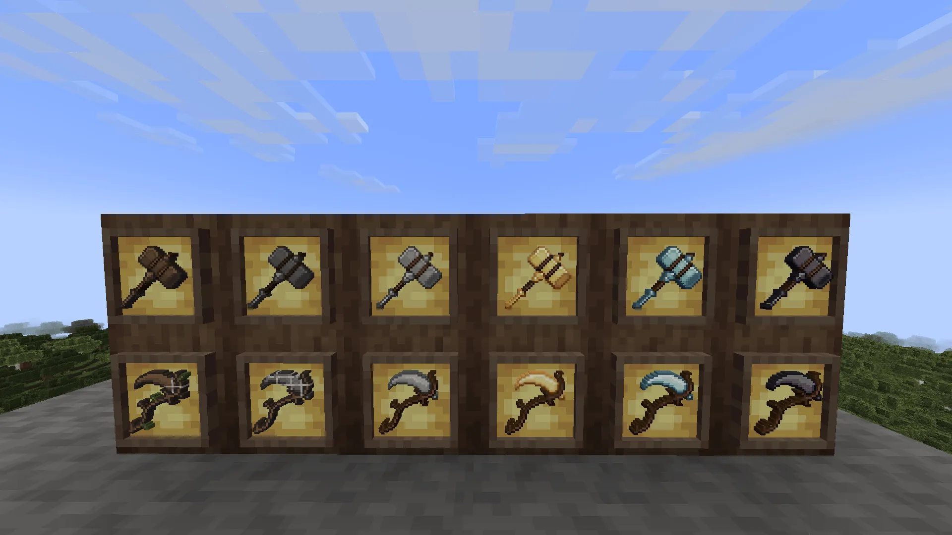 Ashen + Fabled Weaponry — скриншот 3 (Текстуры, Minecraft)