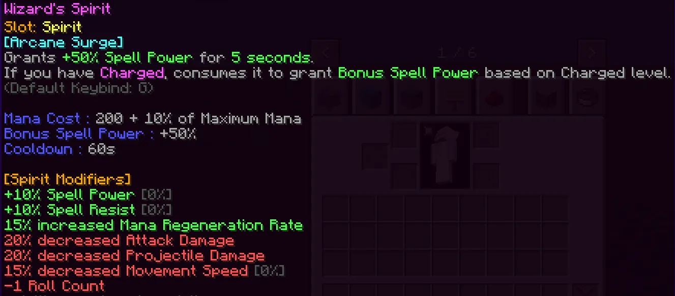 Spiritborne RPG, Моды, Minecraft