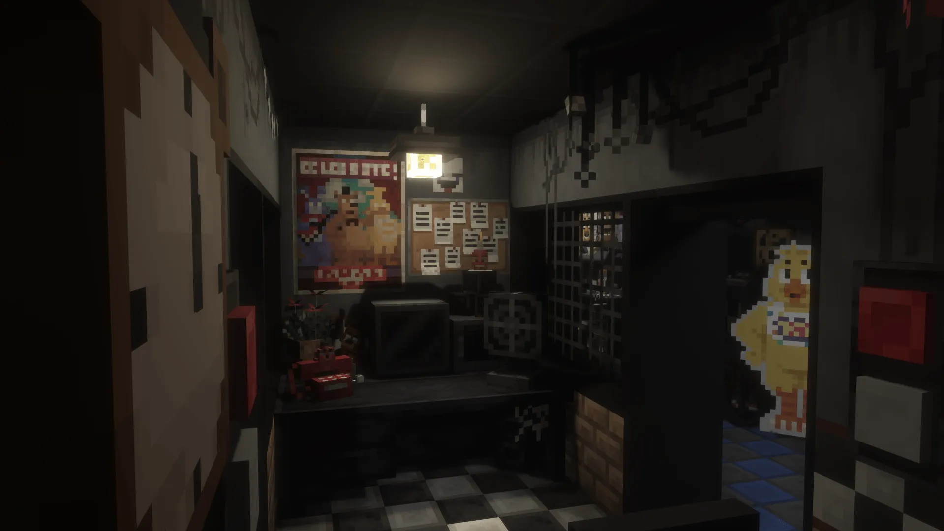 FNaF: Ultimate Universe, Карты, Minecraft