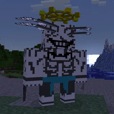 Mahoraga skin for Warden — скриншот 1 (Текстуры, Minecraft)