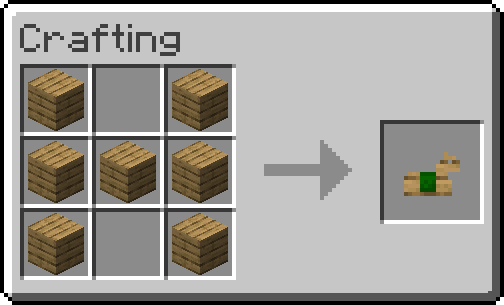 Wooden Horse Armor — скриншот 1 (Моды, Minecraft)