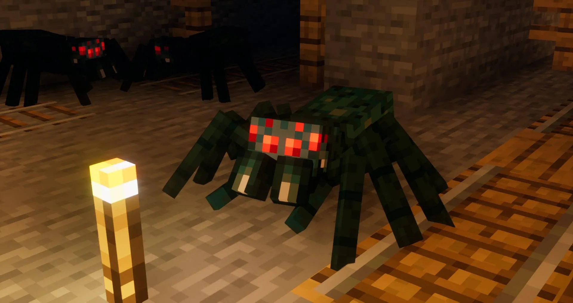 Fresh Animations: Spiders, Текстуры, Minecraft