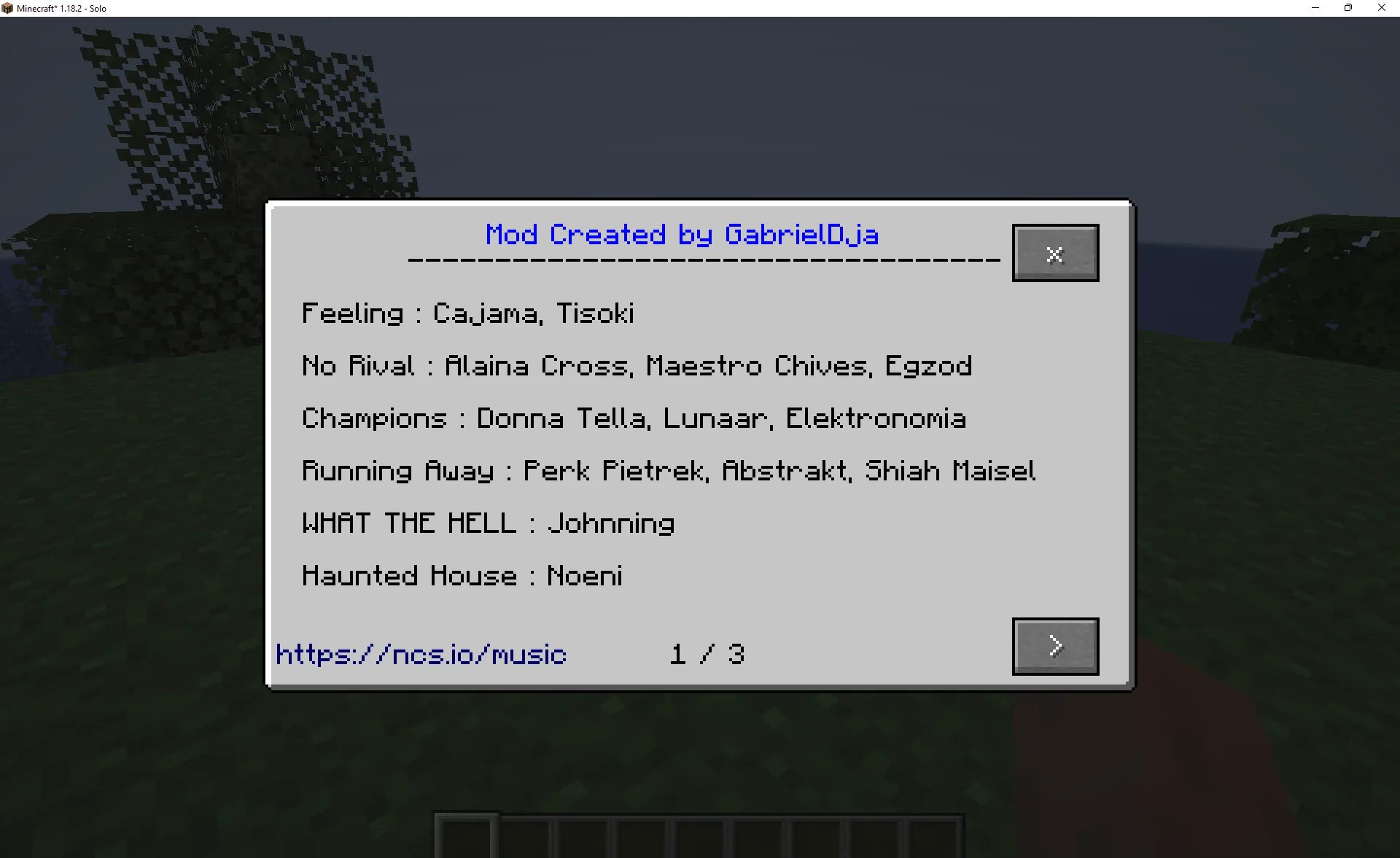Music Electronic, Моды, Minecraft