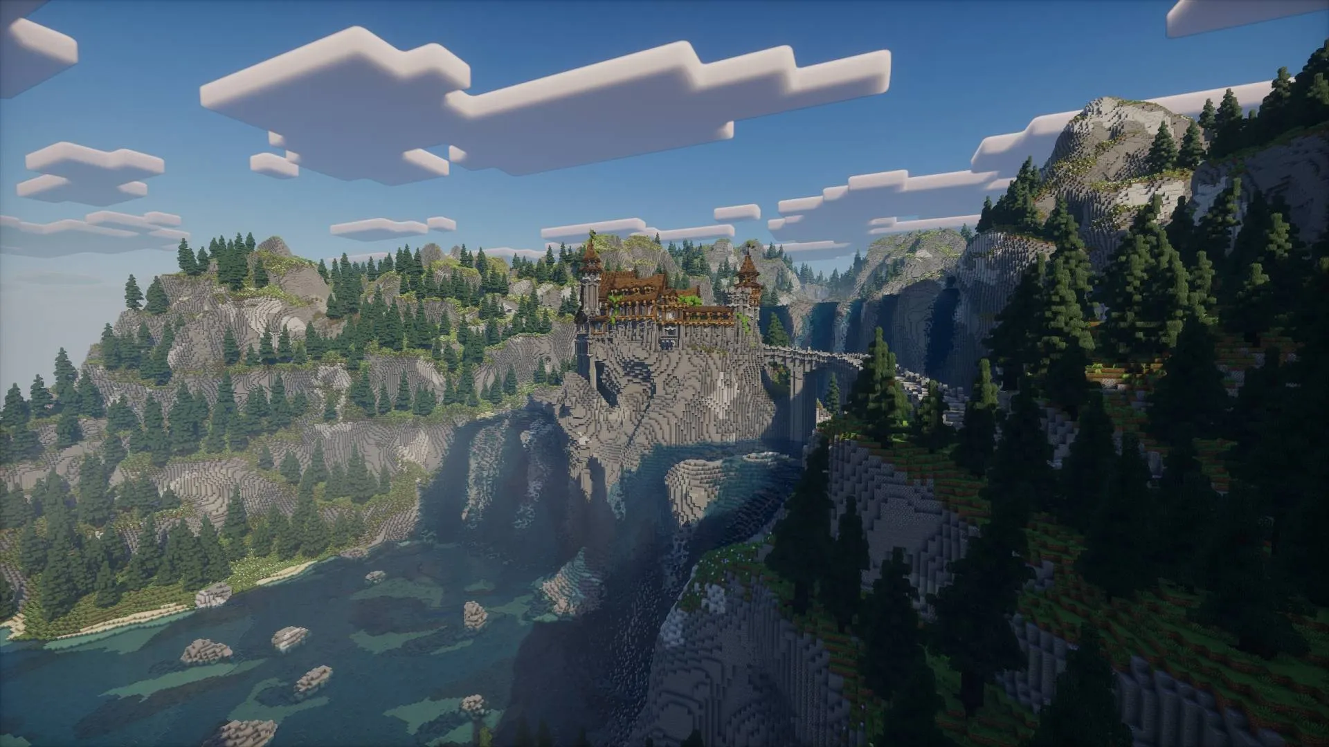 Old Fallen Castle -  Medieval & Fantasy Castle, Карты, Minecraft