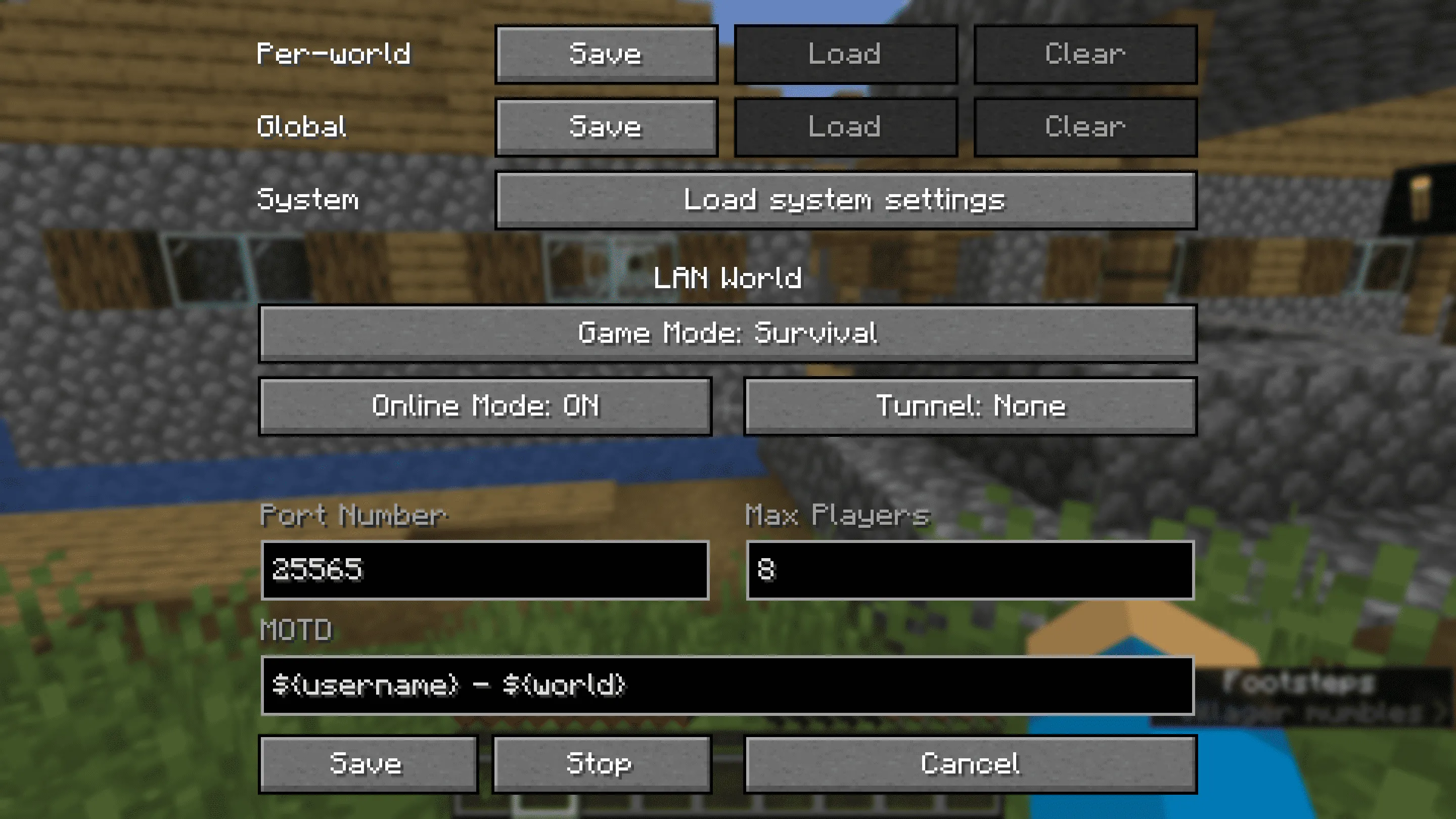 Auto-Lan, Моды, Minecraft