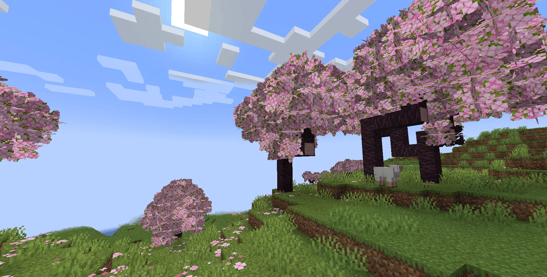 Qzimyion's Fluffier Leaves — скриншот 1 (Текстуры, Minecraft)