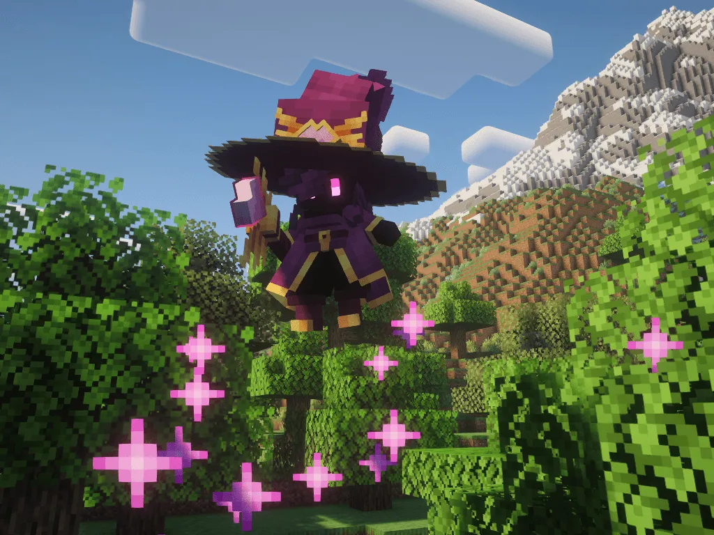 Monsters&Girls: Witchy Stuff — скриншот 2 (Моды, Minecraft)