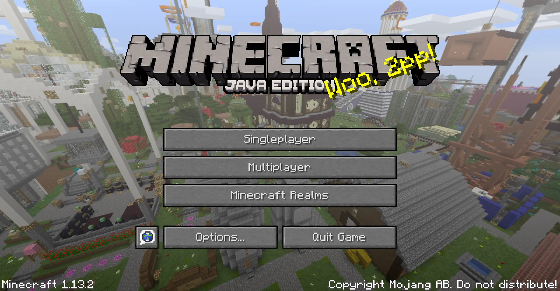 Big Sister Server - Spawnington Title Panorama — скриншот 1 (Текстуры, Minecraft)
