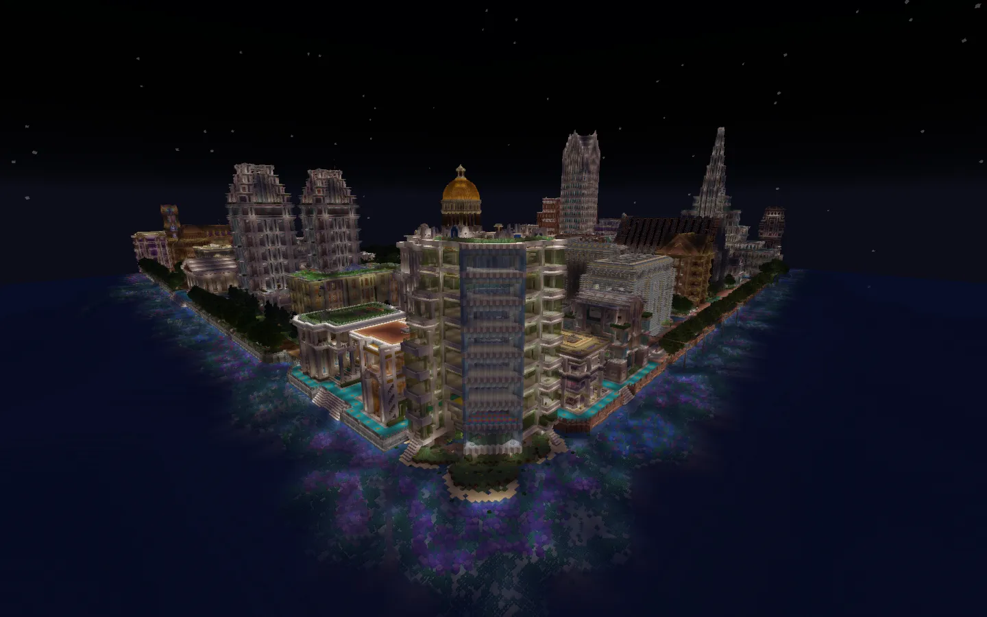 Radiant City Official, Карты, Minecraft