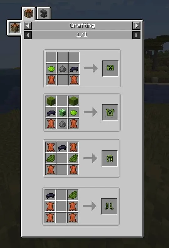 Advanced Clothing, Моды, Minecraft