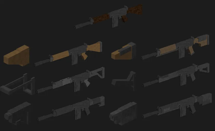 Gun Collection, Моды, Minecraft