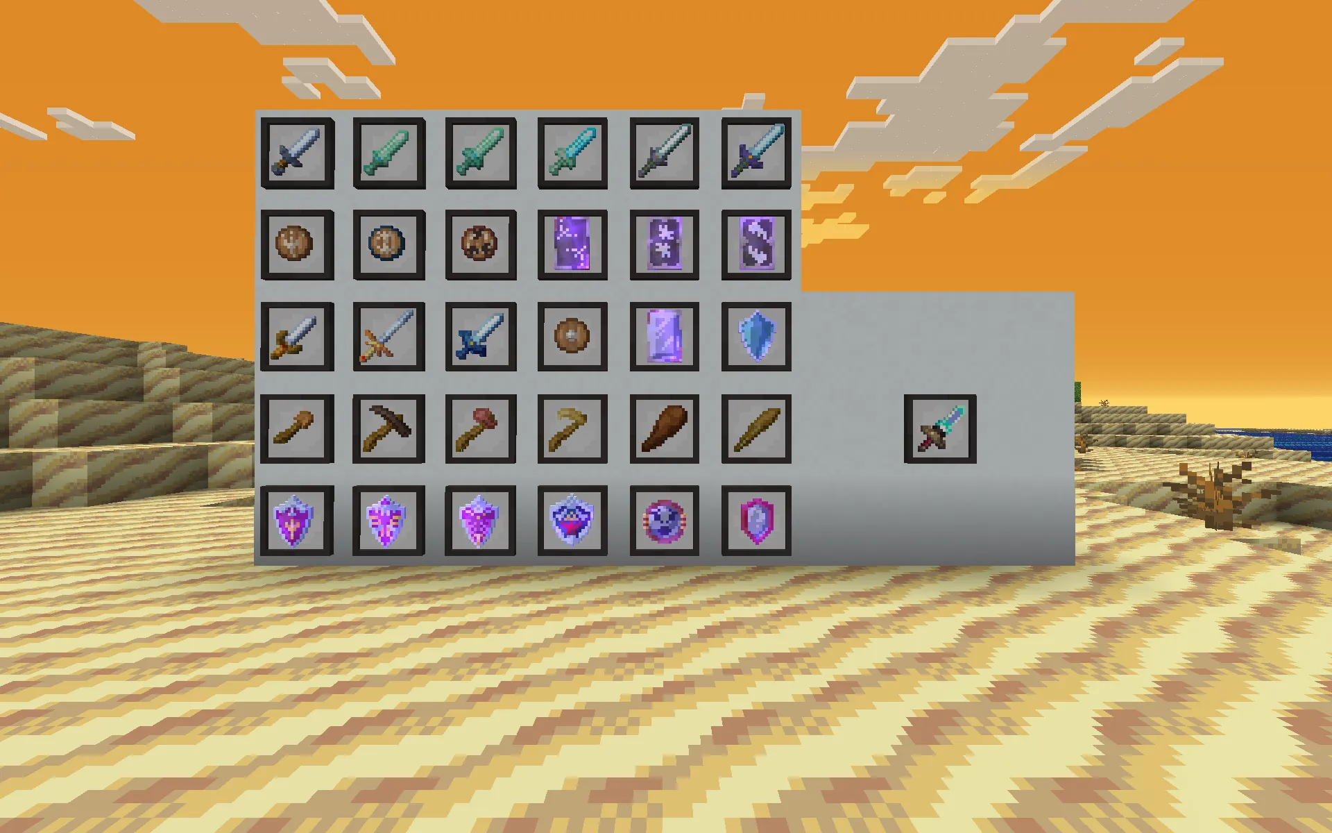 Squart's Vision, Текстуры, Minecraft