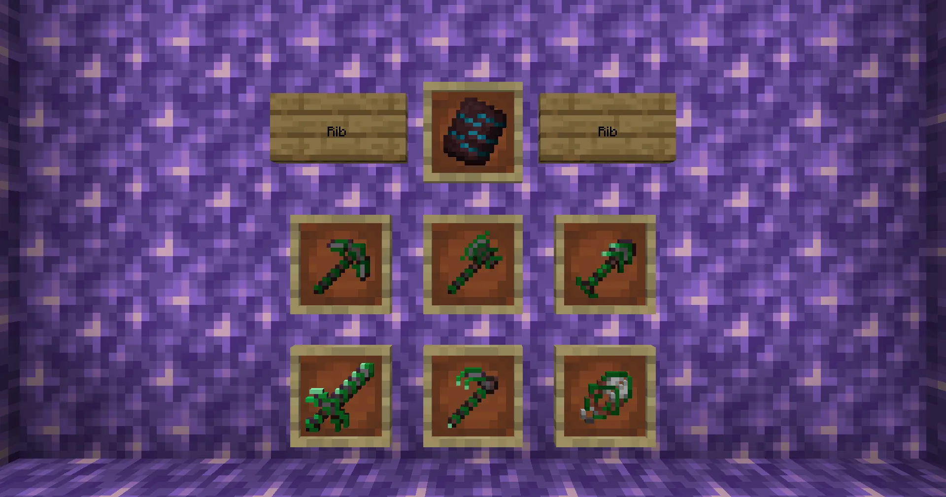 Trims on Tools, Моды, Minecraft