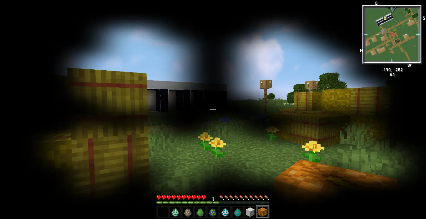 Less Annoying Pumpkin Hat — скриншот 1 (Текстуры, Minecraft)