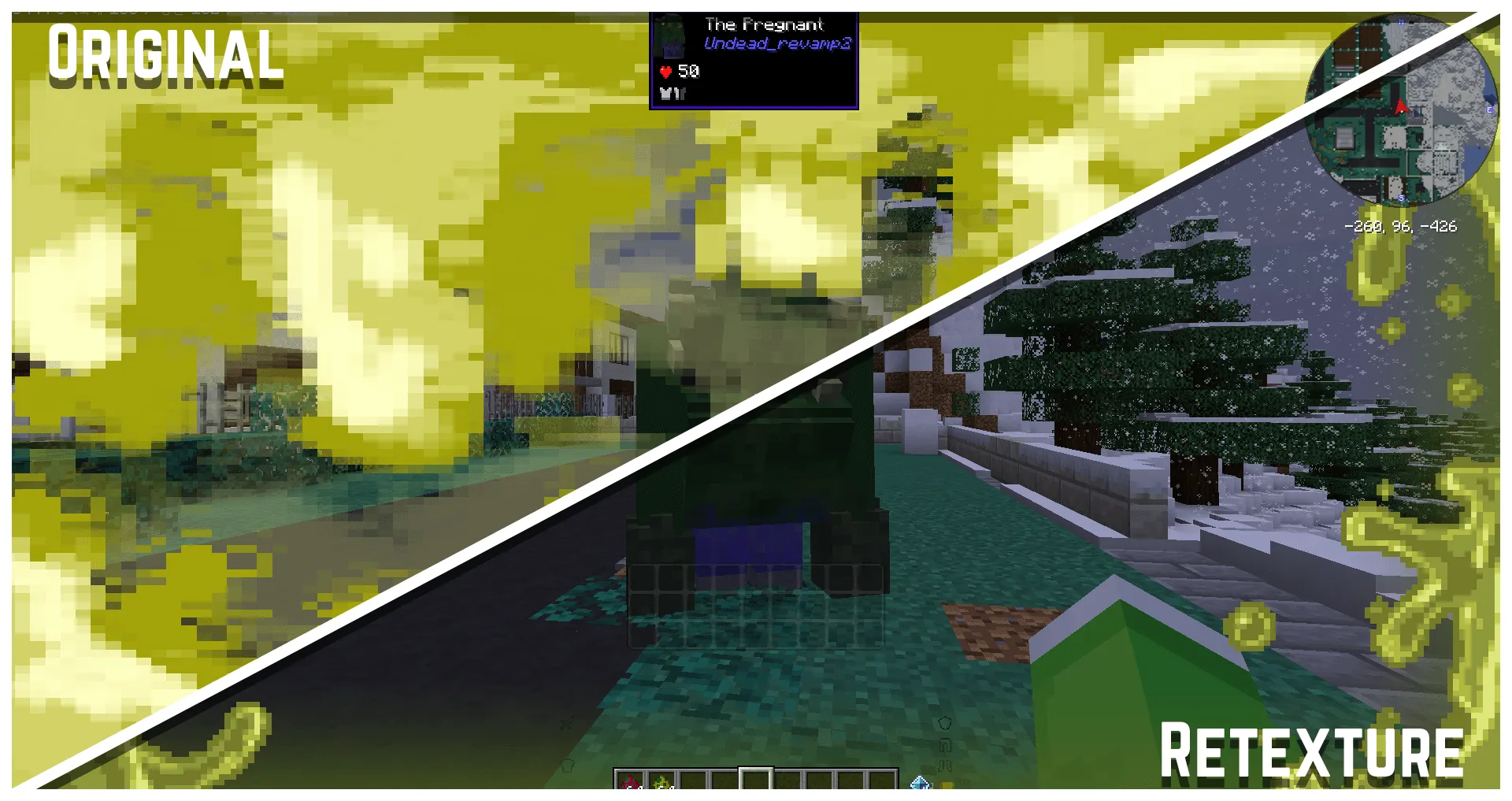 DeceasedCraft Screen Tweak — скриншот 4 (Текстуры, Minecraft)
