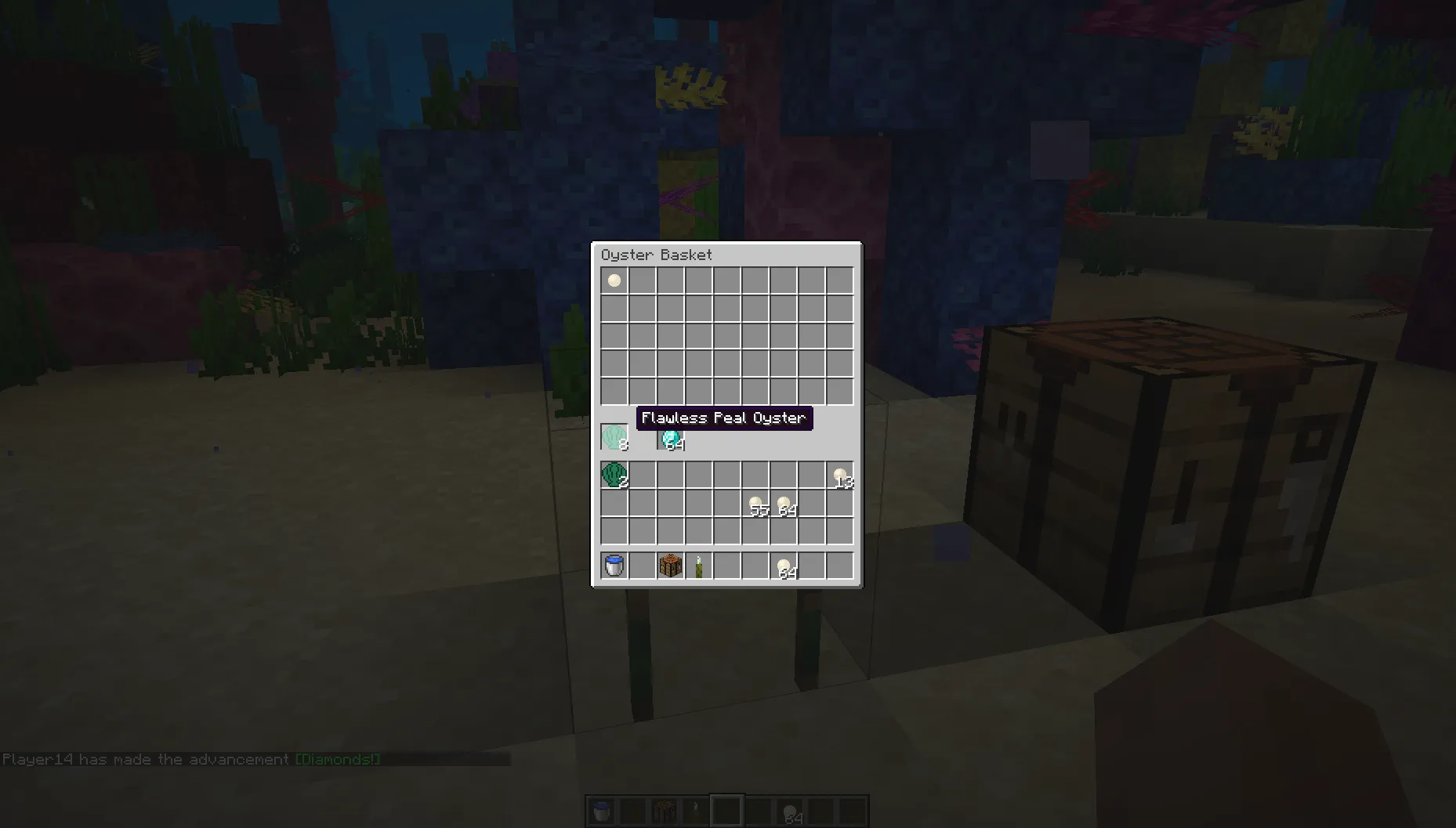 Oysters, Моды, Minecraft