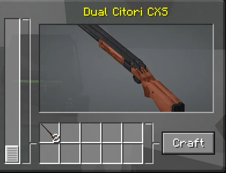 Unconventional Quad Barrel Shotgun - Point Blank, Кастомизации, Minecraft