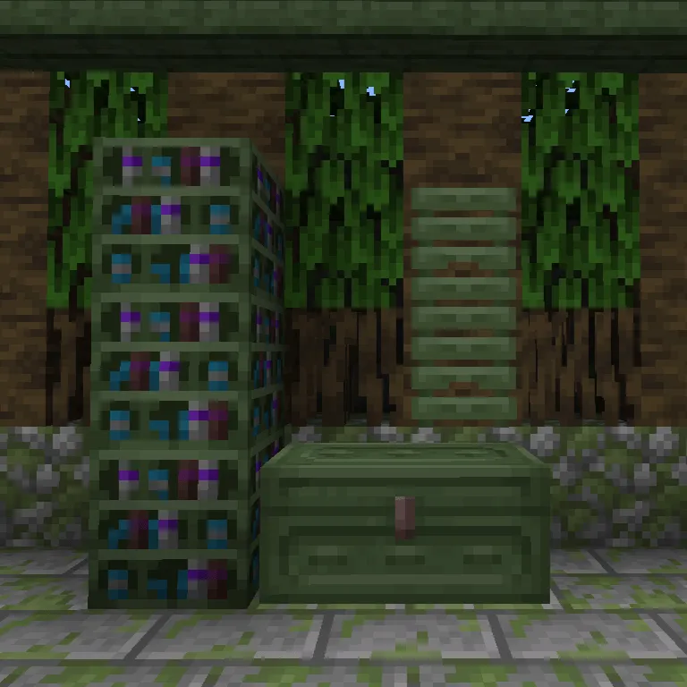 Mossy Green Mangrove, Текстуры, Minecraft