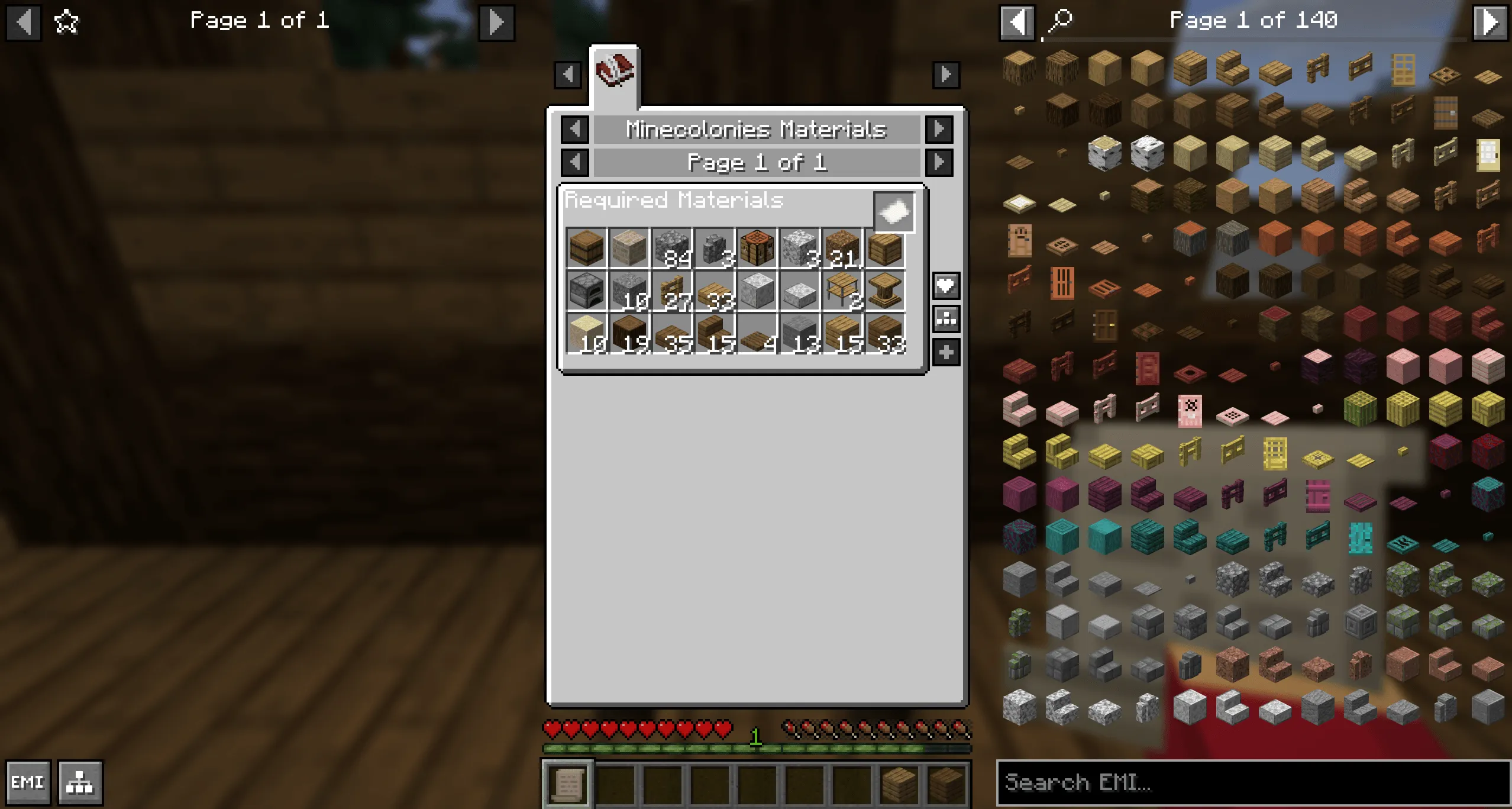 Minecolonies EMI Integration, Моды, Minecraft